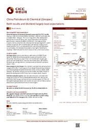 Both results and dividend largely beat expectations