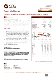 Upgrades to beef up cash cows; align stakeholders for L-T growth