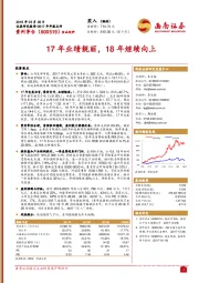 17年业绩靓丽，18年继续向上