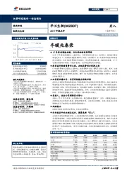 2017年报点评：冬暖兆春荣