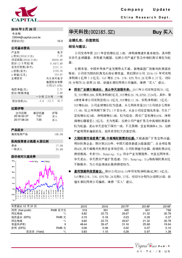 业绩扎实，估值较低