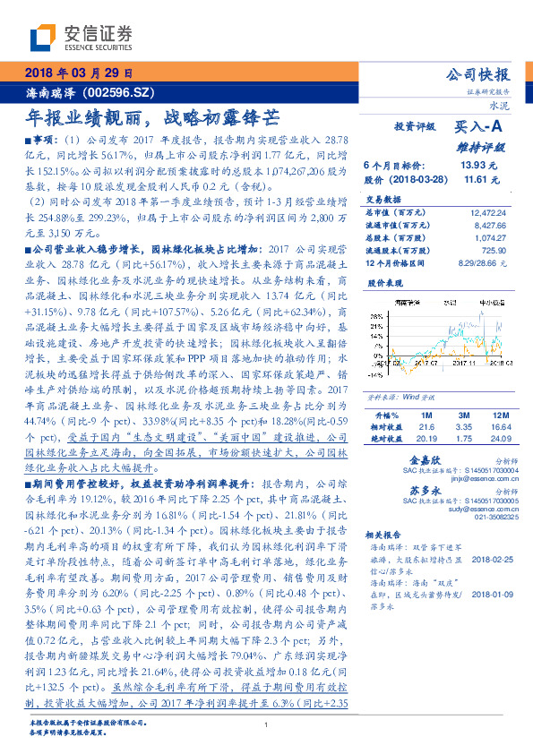 年报业绩靓丽，战略初露锋芒