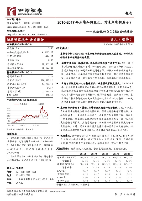 分析报告：2010-2017年业绩如何变迁，对未来有何启示？