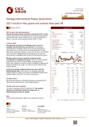 2017 results in line; good cost controls have paid off