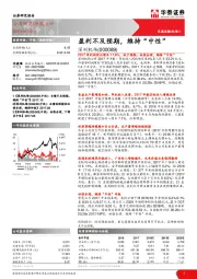 盈利不及预期,维持“中性”