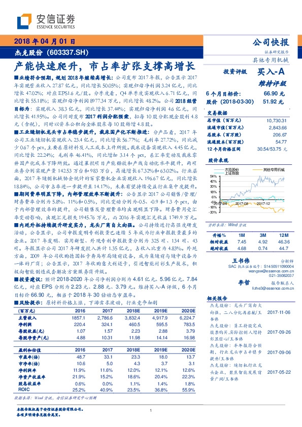 产能快速爬升，市占率扩张支撑高增长