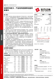 非洲市场发力，产品结构改善带动盈利高增长