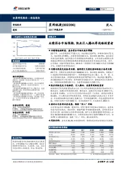 2017年报点评:业绩符合市场预期,凯米引入腾讯等战略投资者