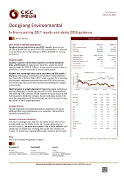 In-line recurring 2017 results and stable 2018 guidance