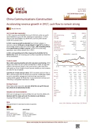 Accelerating revenue growth in 2H17, cash flow to remain strong
