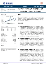 2017年报点评：线上线下双千亿目标兑现，智慧零售龙头起舞