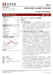 年报点评：业绩符合预期，关注高镍产品放量进展