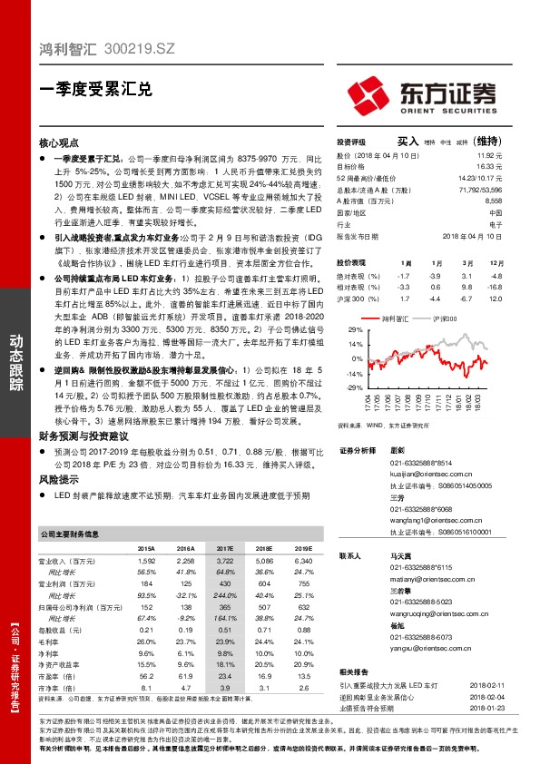 一季度受累汇兑