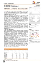 销售高速增长、土地储备充足、聚焦优质三四线城市