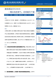 顺应高度景气，持续提升产能