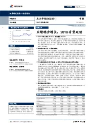 2017年年报点评：业绩稳步增长，2018有望延续