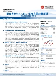 民生研究高端装备系列03：配套吉利与CATL，深度布局轻量复材