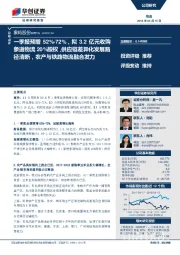 一季报预增52%-72%,拟3.2亿元收购象道物流20%股权,供应链差异化发展路径清晰农产与铁路物流融合发力