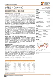 全球非专利农化龙头中国扬帆起航