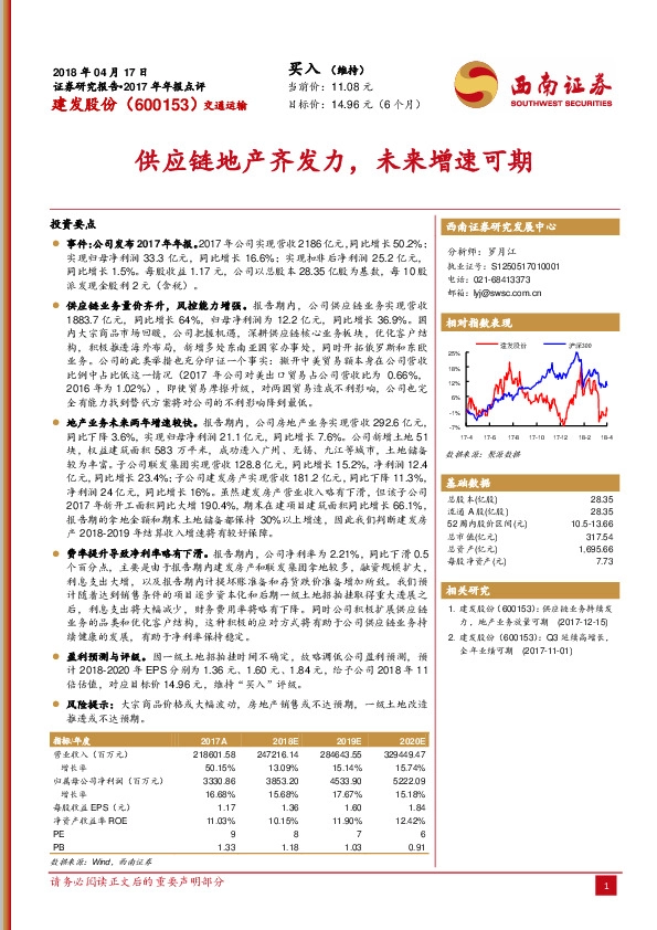 供应链地产齐发力，未来增速可期