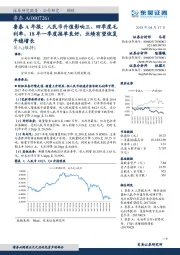 鲁泰A年报:人民币升值影响三、四季度毛利率,18年一季度接单良好,业绩有望恢复平稳增长