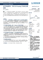 全年快速增长，布局3D Sensing开拓成长新动能