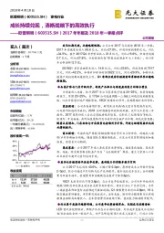 2017年年报及2018年一季报点评：成长持续兑现，清晰战略下的高效执行