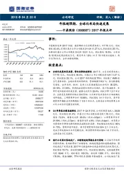 2017年报点评：年报超预期，全球化布局快速发展