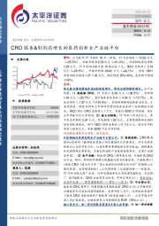 CRO服务&制剂高增长的医药创新全产业链平台