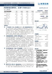 风塔销售逆势增长，运营叶片渐次发力