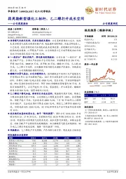 公司深度报告：弱周期新型煤化工标杆，乙二醇打开成长空间