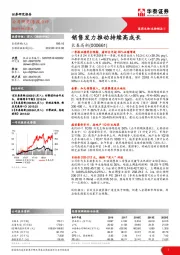 销售发力推动持续高成长