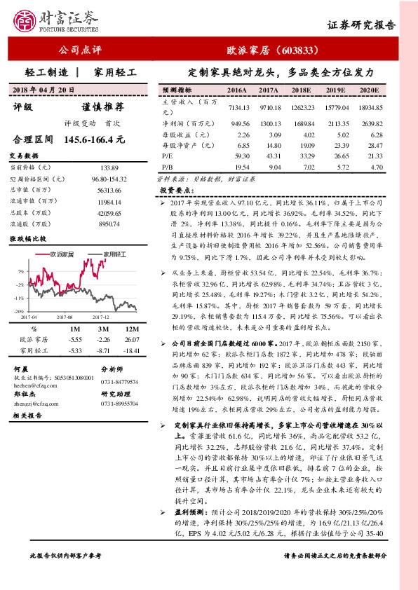 定制家具绝对龙头，多品类全方位发力