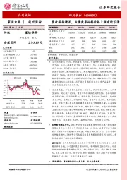 营收保持增长,业绩受原材料价格上涨有所下滑