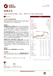 1Q18业绩符合预期，涤纶、锦纶双产业链业务继续发展