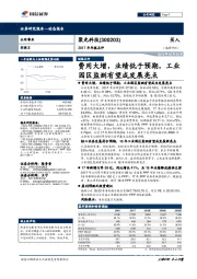 费用大增,业绩低于预期,工业园区监测有望成发展亮点