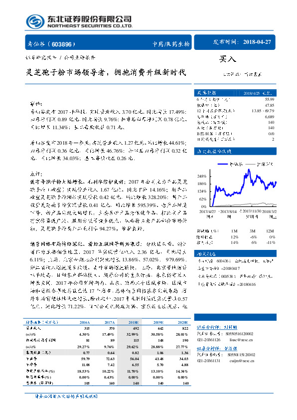 灵芝孢子粉市场领导者，拥抱消费升级新时代