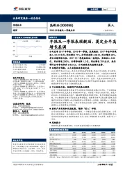 2018年年报及一季报点评：年报及一 季报表现靓丽，奠定全年高增长基调