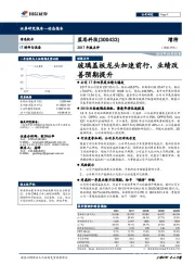 2017年报点评：玻璃盖板龙头加速前行，业绩改善预期提升