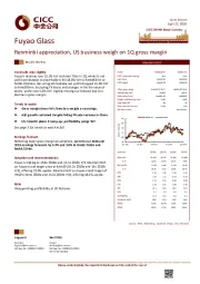 Renminbi appreciation, US business weigh on 1Q gross margin