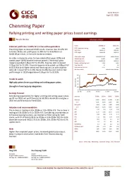 Rallying printing and writing paper prices boost earnings