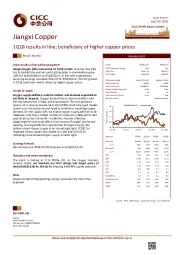 1Q18 results in line; beneficiary of higher copper prices