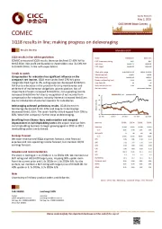 1Q18 results in line; making progress on deleveraging