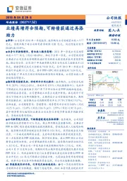业绩高增符合预期,可转债获通过再添助力