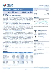 收入增长9.8%，工业板块表现突出