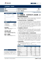 Q1业绩靓丽，文娱布局步入收获期、全年有望实现高成长