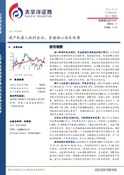 国产机器人标杆企业，掌握核心技术优势