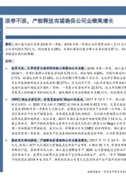 淡季不淡,产能释放有望确保公司业绩高增长