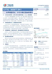 品牌调整到位，公司业绩有望继续增长