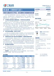 物流与能源齐头并进，拟定增助力港航联动发展